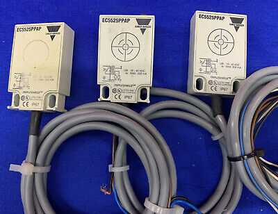 3er-Set kapazitiver Näherungssensor EC5525PPAP 10-40 VDC von Carlo Gavazzi