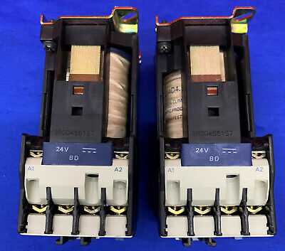 Lot of 2 Telemecanique (Schneider) LP1-D2501 BD 24V Contactor Coil