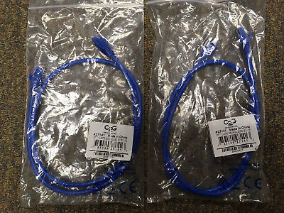 C2G Menge 2 27141 3' CAT6 SNAGLESS BLAU Menge 1 31341 5' CAT6 SNAGLESS BLAU KABEL