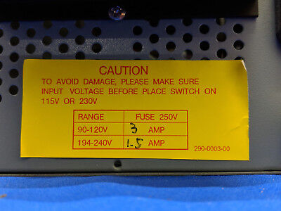 PROTEK 303 DC POWER SUPPLY ITEM IS USED