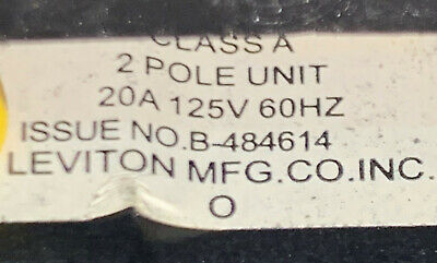 Conector de interfaz de panel GFCI de 20 A MENCOM GF20-NR-32 para dispositivos de programación