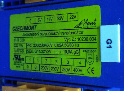 TRANSFORMADOR CZECHMONT YHT 320 10206.004