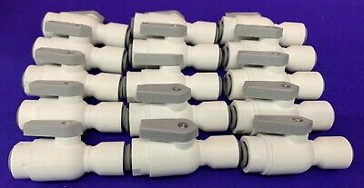 Lot of 15 - Parker Ball Valve 5UMV0 / Inline / Pipe Size 3/8” / Tube Size 3/8”