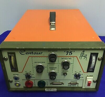 CENTAUR DIMETRICS 7001 CENTAUR 75 TIG WELDING CONTROL POWER SUPPLY PARTS/REPAIR