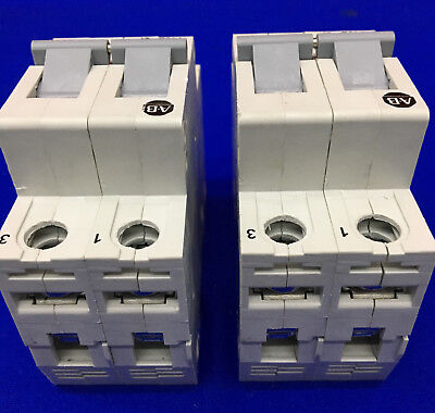 QTY 2 - Allen-Bradley AB 1492-SP / 1492-SP2C020 SER C CIRCUIT BREAKERS