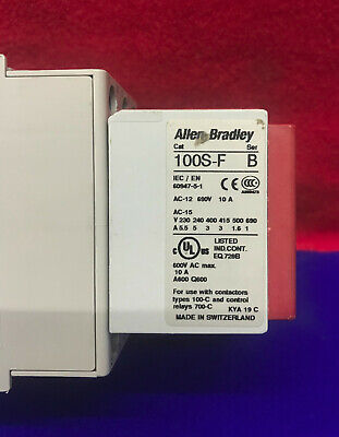 Allen-Bradley / Allen Bradley AB 100S-C30ZJ14C COMPLETE DEVICE SAFETY CONTACTOR