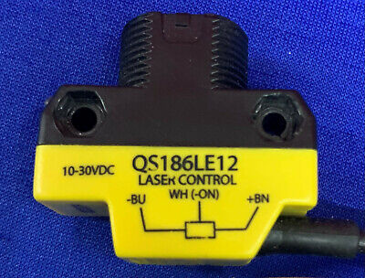 Banner Laser Control QS186LE12 Photoelectric Sensor Class 1 10-30 VDC