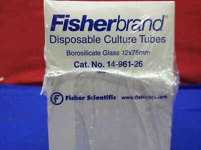 TUBOS DE CULTIVO DESECHABLES FISHERBRAND CAT. 14-961-26 12 X 75 MM