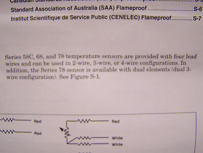 SENSOR DE TEMPERATURA FISHER-ROSEMOUNT 0078N21NOOAO25T34 DE 4 CABLES DE ACERO INOXIDABLE 316