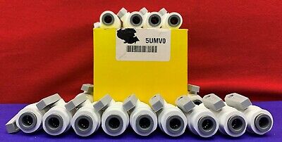 Lot of 15 - Parker Ball Valve 5UMV0 / Inline / Pipe Size 3/8” / Tube Size 3/8”