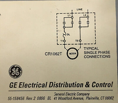 Arrancador de motor manual GE/GENERAL ELECTRIC CR1062T2AAP2000