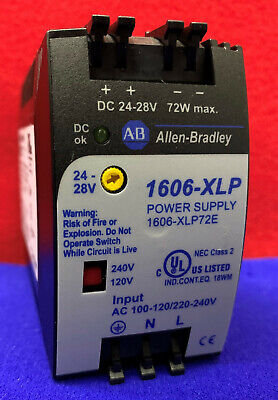 Allen Bradley 1606-XLP72E SER A POWER SUPPLY. ITEM IS USED UNTESTED.