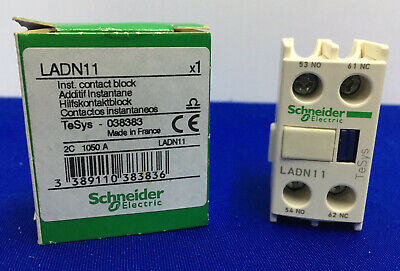 BLOQUE DE CONTACTO INST. SCHNEIDER ELECTRIC LADN11 / TESYS 038383