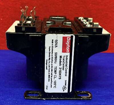 Dayton Industrial Control Transformer 31EH75 50VA 50/60Hz