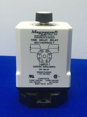 MAGNECRAFT ELECTRIC W211ACPSOX-7 / W211ACPSOX7 TIME DELAY RELAY