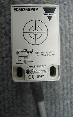 SENSOR DE PROXIMIDAD DE TRIPLE BLINDAJE EC5525NPAP DE CARLO GAVAZZI