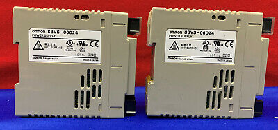 1 Lot Qty of 2 - Omron Power Supply S8VS-06024 DC 24V 2.5A. Class 2