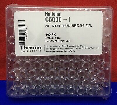 THERMO SCIENTIFIC C5000-1  / QTY 20 PACKS OF 100 VIALS TOTAL OF 2000 VIALS