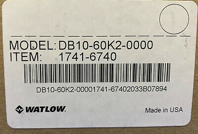 Dispositivo de conmutación de potencia DIN-A-Mite de Watlow DB10-60K2-0000 Entrada/salida de control