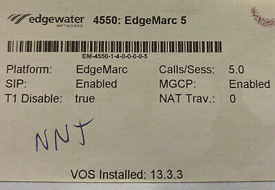 Edgewater Network 4550 Serie 120-4550-01-D