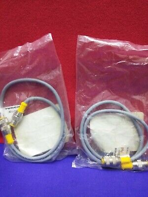 1 LOTE DE CANTIDAD 2 - TURCK RK RK 4.4T-0.6-RS 4.4T / U2433-1 CONJUNTO DE CABLES MOLDEADOS 