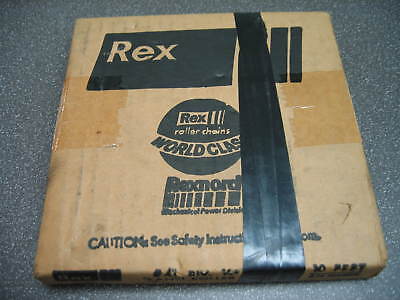 REXNORD #41 ANSI ROLLER CHAIN  RIV 1/2" PITCH 10 FT MASTER LINK INCLUDED