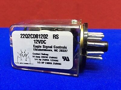 EAGLE SIGNAL CONTROLS 22Q2CD01202 RS RELAY