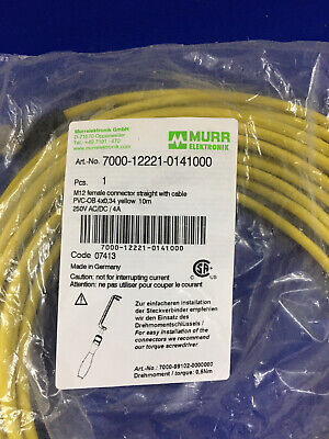 MURR ELEKTRONIK 7000-12221-0141000 / 7000122210141000 CONNECTOR WITH CABLE