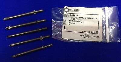 1 PACKAGE CONTAINING 5 - MOUNTZ / ETORQUE / PHILLIPS H4-1X60 PHIL STRAIGHT BIT