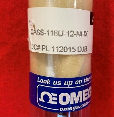 Omega K Type CASS-116U-12-NHX Thermocouple HIGH TEMP Ceramic Connector 650C