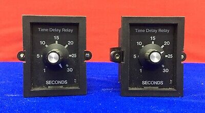 QTY 2 - ENTRELEC SSAC / TRM120A2Z30 TIME DELAY RELAYS