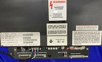 GE Fanuc Operator Interface Color IC600KD512 F / 44A295081-003R06 12” Screen