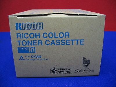 Ricoh Typ R1 Tonerkassette Cyan, Karton mit Prägung 739270010, Teile-Nr. 888343