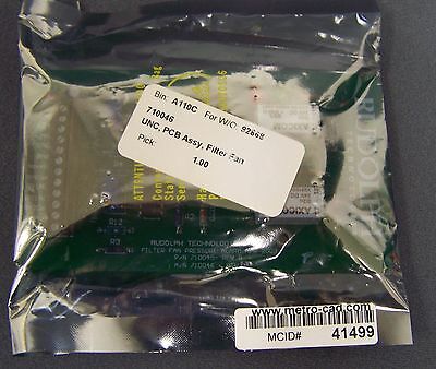 RUDOLPH TECHNOLOGIES P/N 710045-REUB A/N 710046-REC FILTER FAN Pressure ALARM