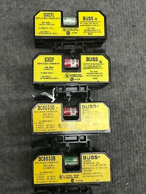 BUSS ® COOPER BUSSMANN SELLING AS '1 LOT QTY OF 4 FUSE BLOCKS'