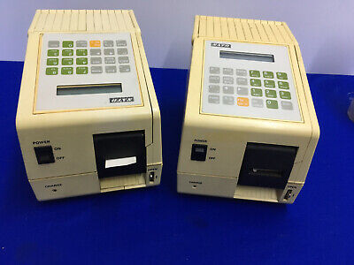 QTY 2 - SATO CORP  M-3200 BAR CODE PRINTERS FOR PARTS/REPAIR