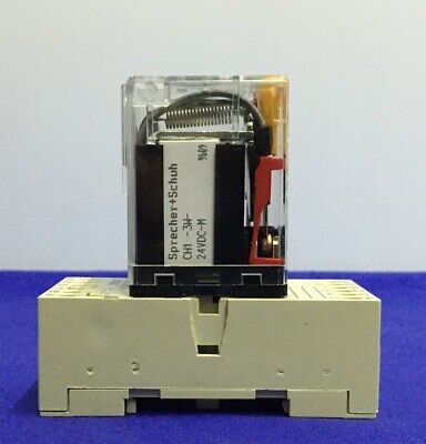 SPRECHER+SCHUH CH1-3W-24VDC-M / CH13W24VDCM RELAY & CH 1-S3U / RELAY SOCKET