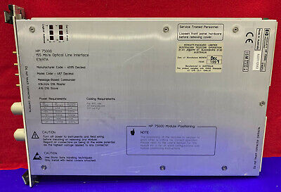 HP / HEWLETT PACKARD 75000 / VXI E1697A 155 Mb/s OPTICAL LINE INTERFACE