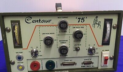 CENTAURO DIMETRICS 7001 CENTAURO 75 CONTROL DE SOLDADURA TIG FUENTE DE ALIMENTACIÓN PIEZAS/REPARACIÓN 