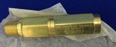 RAY PRESSURE SNUBBERS MODEL 1 BRASS 1/4 PIPE