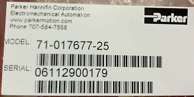 Lote de 2 cables Parker Compumotor 71-017677-25 de 25 pies y 12 pines