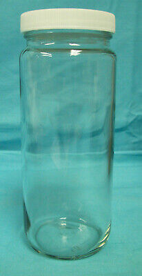 VWR CAT NO 15900-254 TRACECLEAN CLEAR GLASS TALL WM JAR 500ml