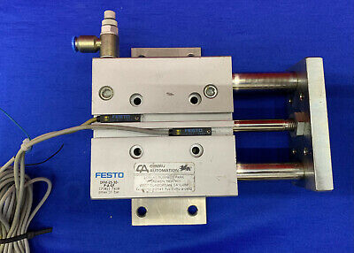 Festo DFM-25-50-P-A-GF Cylinder Guided Drive W/Sensor Proximity Sensors