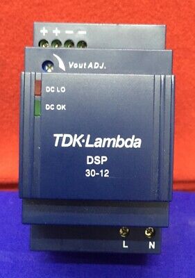 TDK-LAMBDA DSP 30-12 / DSP30-12 POWER SUPPLY DIN RAIL MOUNT