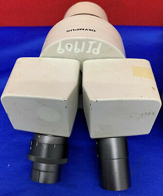 FOR PARTS OR REPAIR - Lot of 2 OLYMPUS VMF 1X Microscope Head NO EYE PIECES