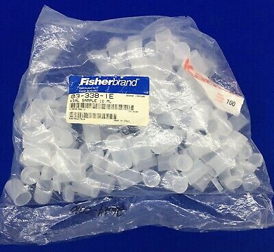 1 BEUTEL MIT 100 STÜCK - FISHER SCIENTIFIC / FISHERBRAND ® 03-338-1E PROBENFLASCHEN 10 ML 