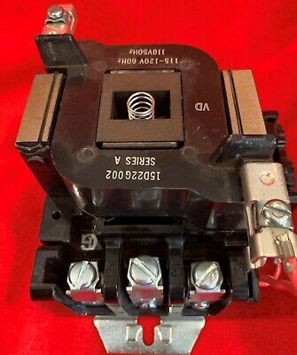 CONTACTOR GE CR305P002 Y CONTACTO AUXILIAR 15D226002 