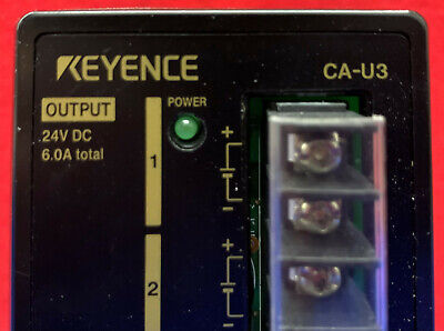 Keyence CA-U3 / CAU3 POWER SUPPLY Output 24VDC / Input 190-240VAC