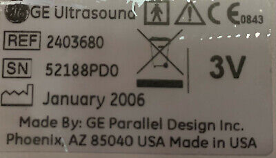 GE 3V Sector Array Ultrasound Transducer Probe 2403680