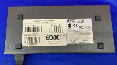 SMC Network EZ Switch SMC-EZ108FDT 8 Port Ethernet Network Switch 100-240V